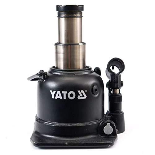 YATO YT-1713 - Gato hidráulico de pistón de Dos etapas 10t...