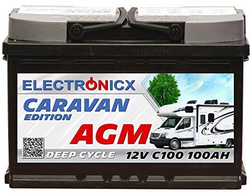 Batería AGM 12v 100Ah Electronicx Caravan Edition V2...