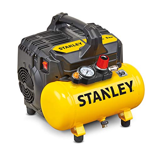 Stanley DST 100/8/6 - Compresor silencioso (59 dB),...